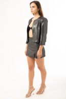 Set Σακάκι και Skort Μεταλλιζέ (1)