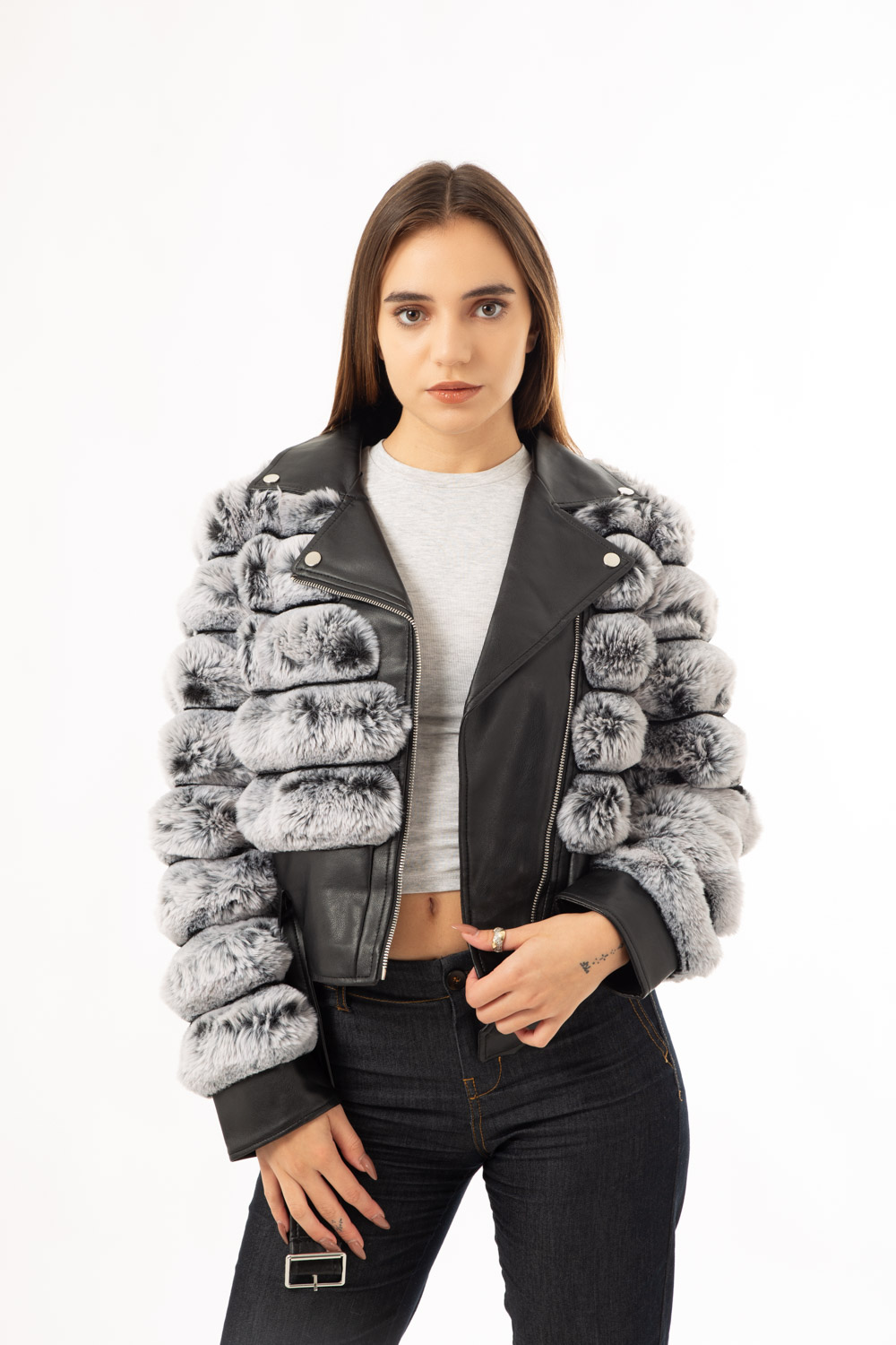 Γούνα Συνθετική Με ανθεκτική δερματίνη (2)