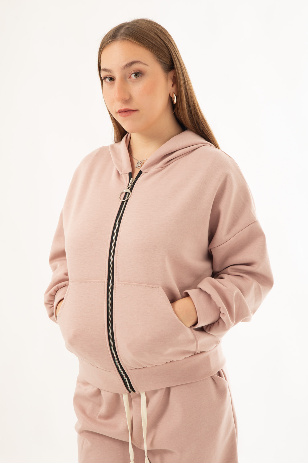 Φόρμα Viscose ελαστική ροζ (4)