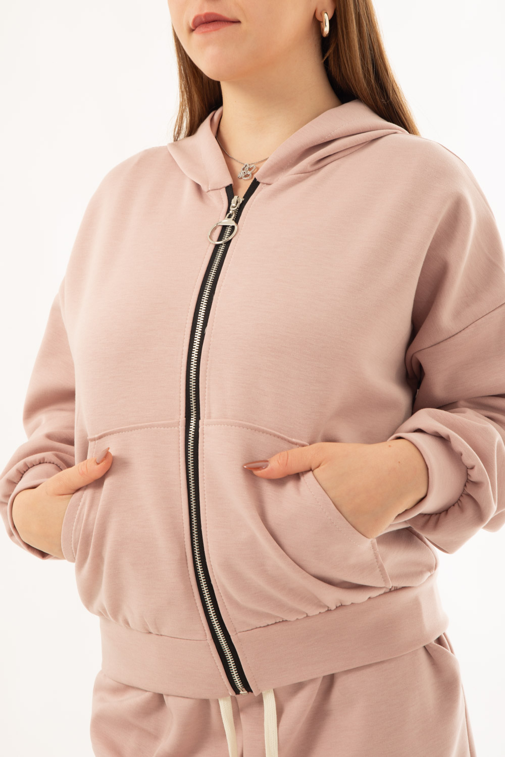 Φόρμα Viscose ελαστική ροζ (5)