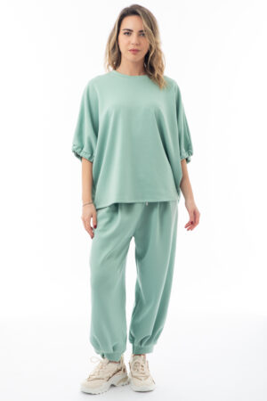 Σετ Φόρμες Παστέλ Φυστικί