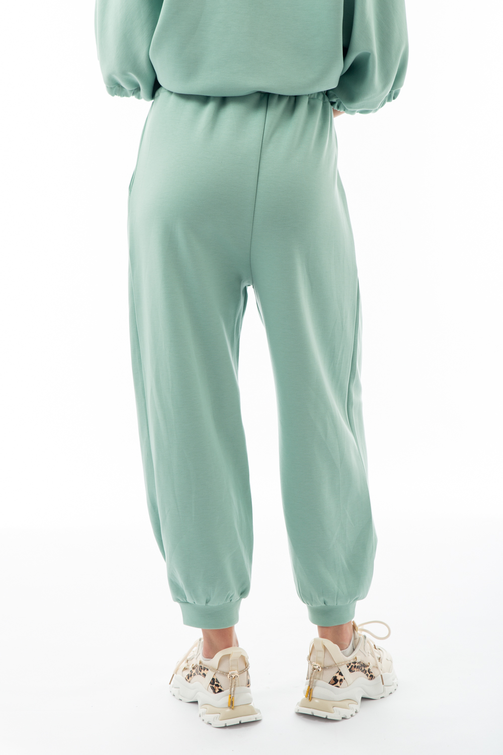 Παντελόνι Φόρμας Παστέλ Φυστικί - Image 3